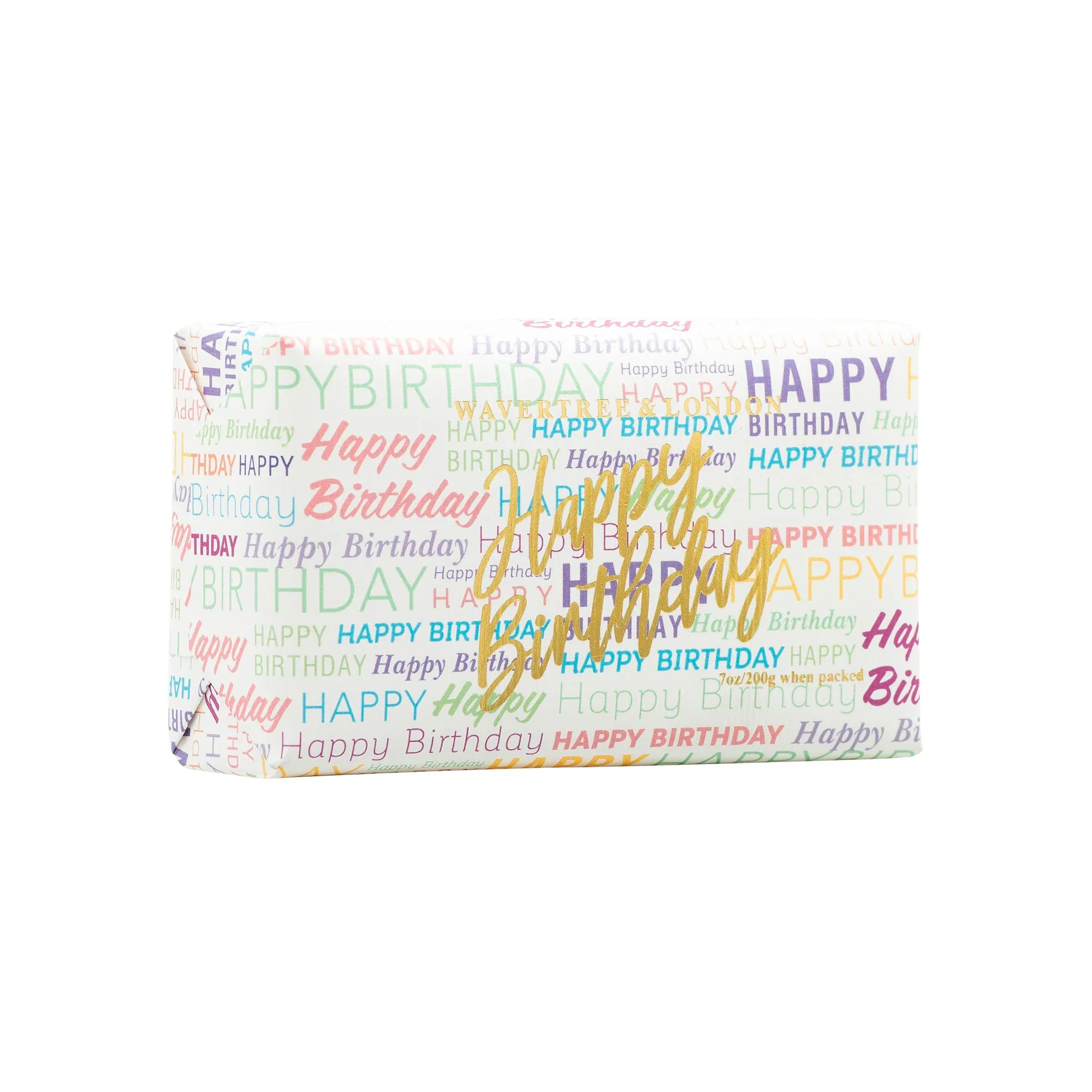 Wavertree & London Soap Happy Birthday - French Pear Fragrance Soap Bar 200g - Image 2