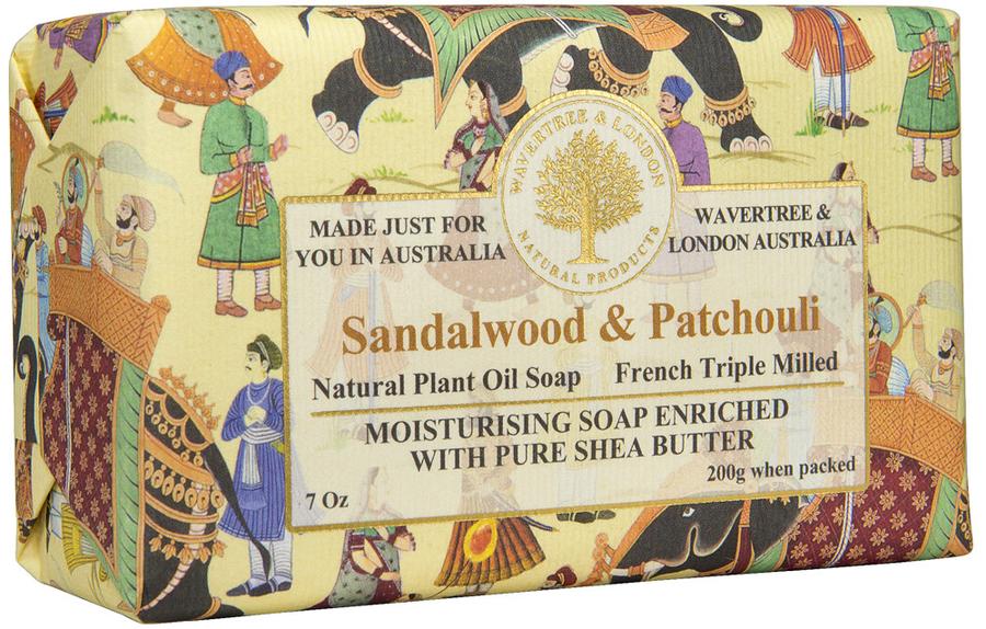 Wavertree & London Soap Sandalwood and Patchouli 200g - Image 2
