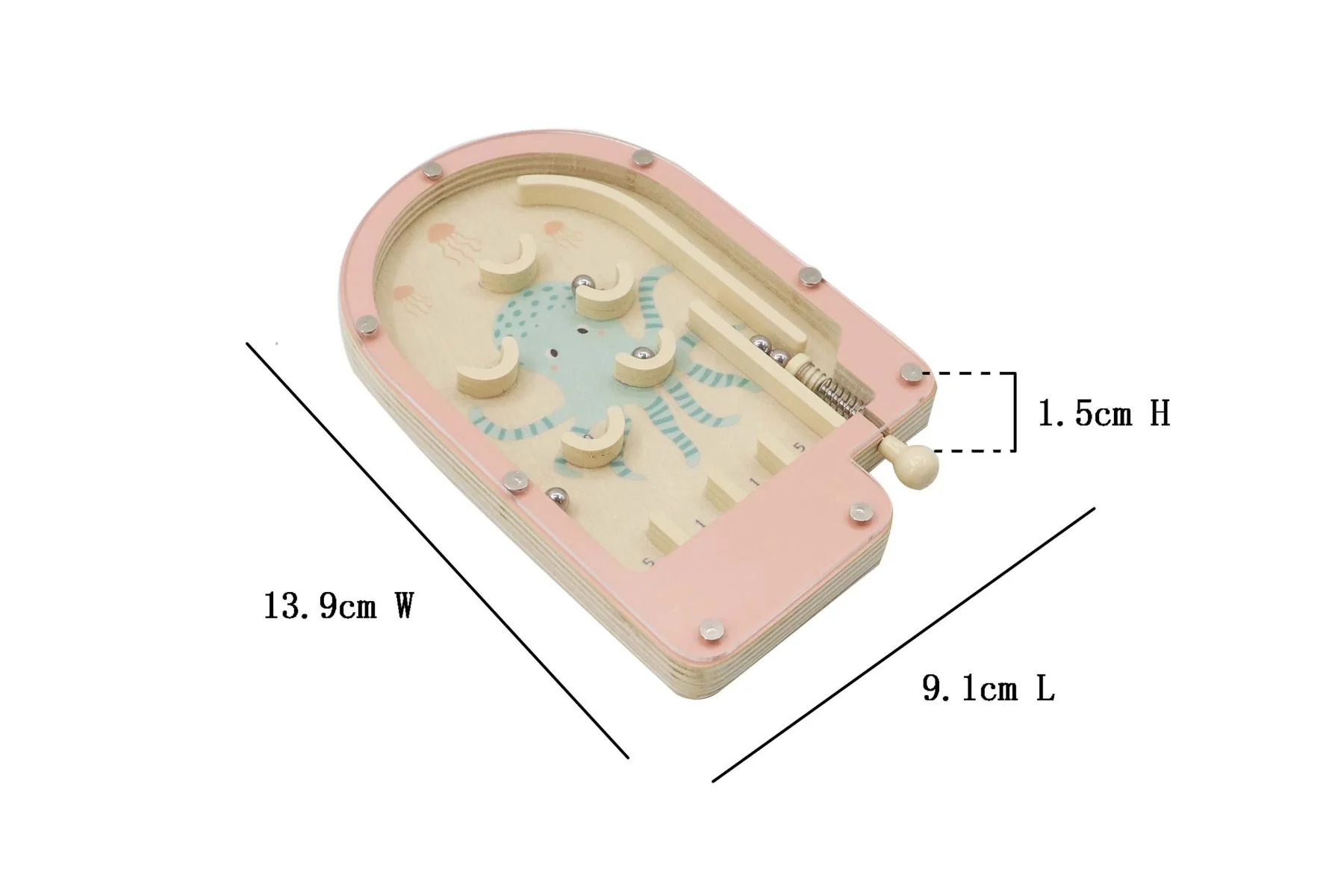 Wooden Pinball Game - Image 3