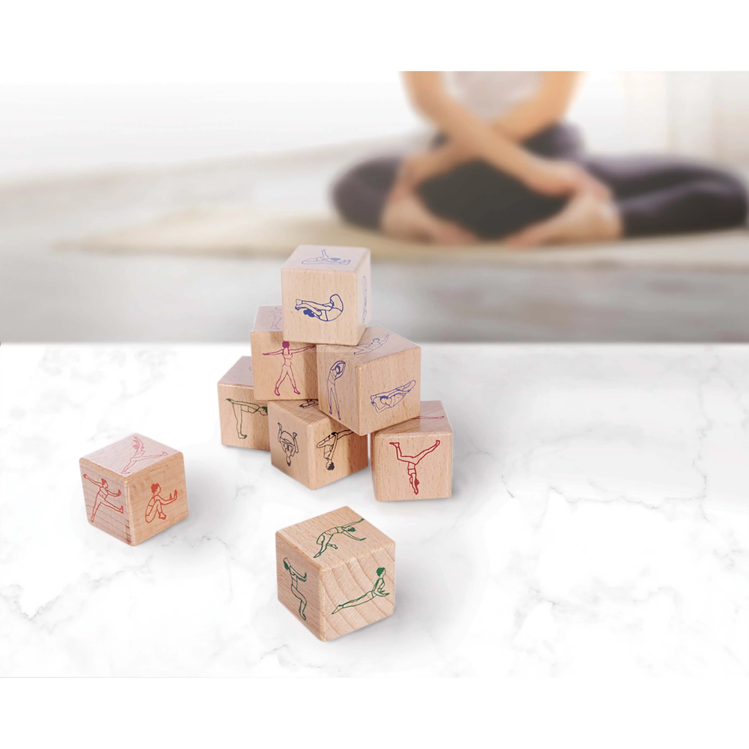 IsGift Wooden Yoga Dice Set - Image 3